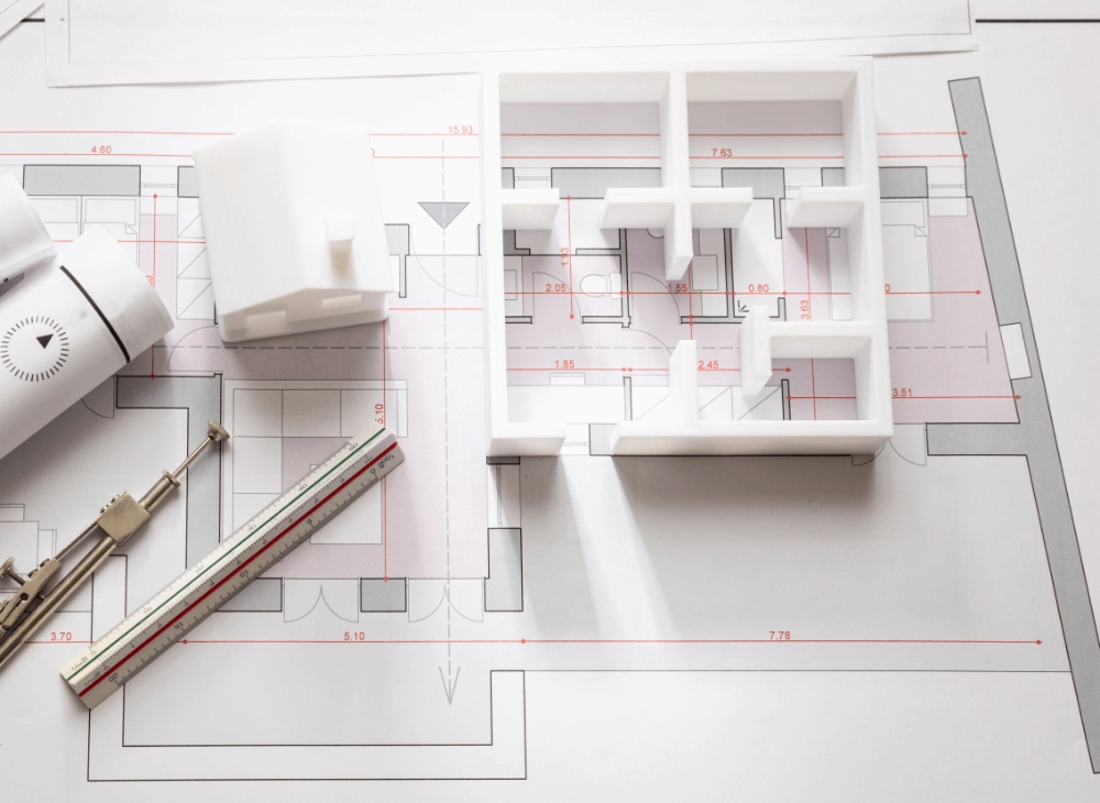 rafael iranzo arquitectos plano de diseno con maqueta impresa en 3d nx3arquitectura